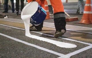 Критика неправильной дорожной разметки на пр.Автостроителей